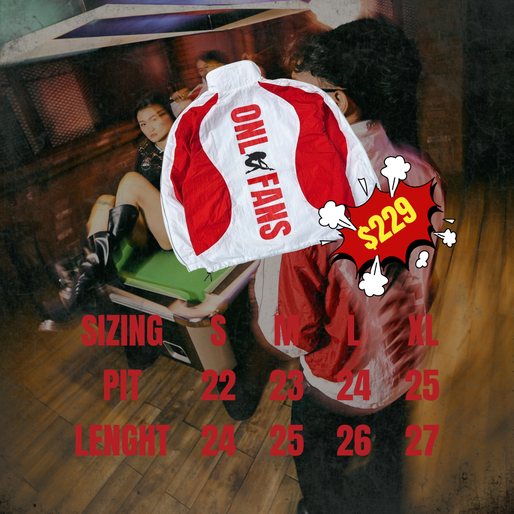 ONLY FANS REFLECTIVE TRACKTOP