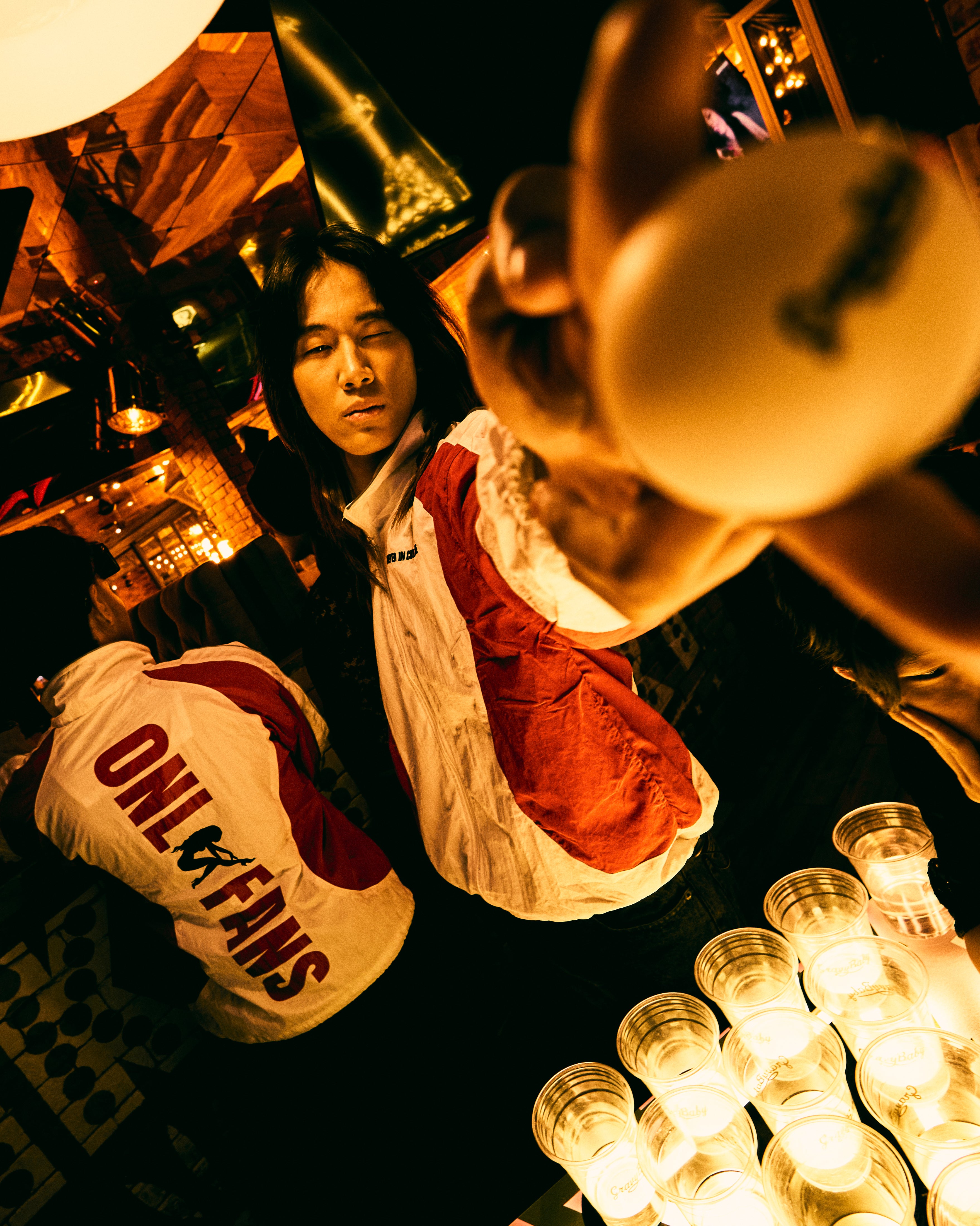 ONLY FANS REFLECTIVE TRACKTOP