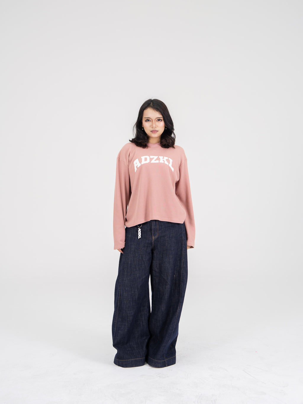Basic Waffle Tee Pink