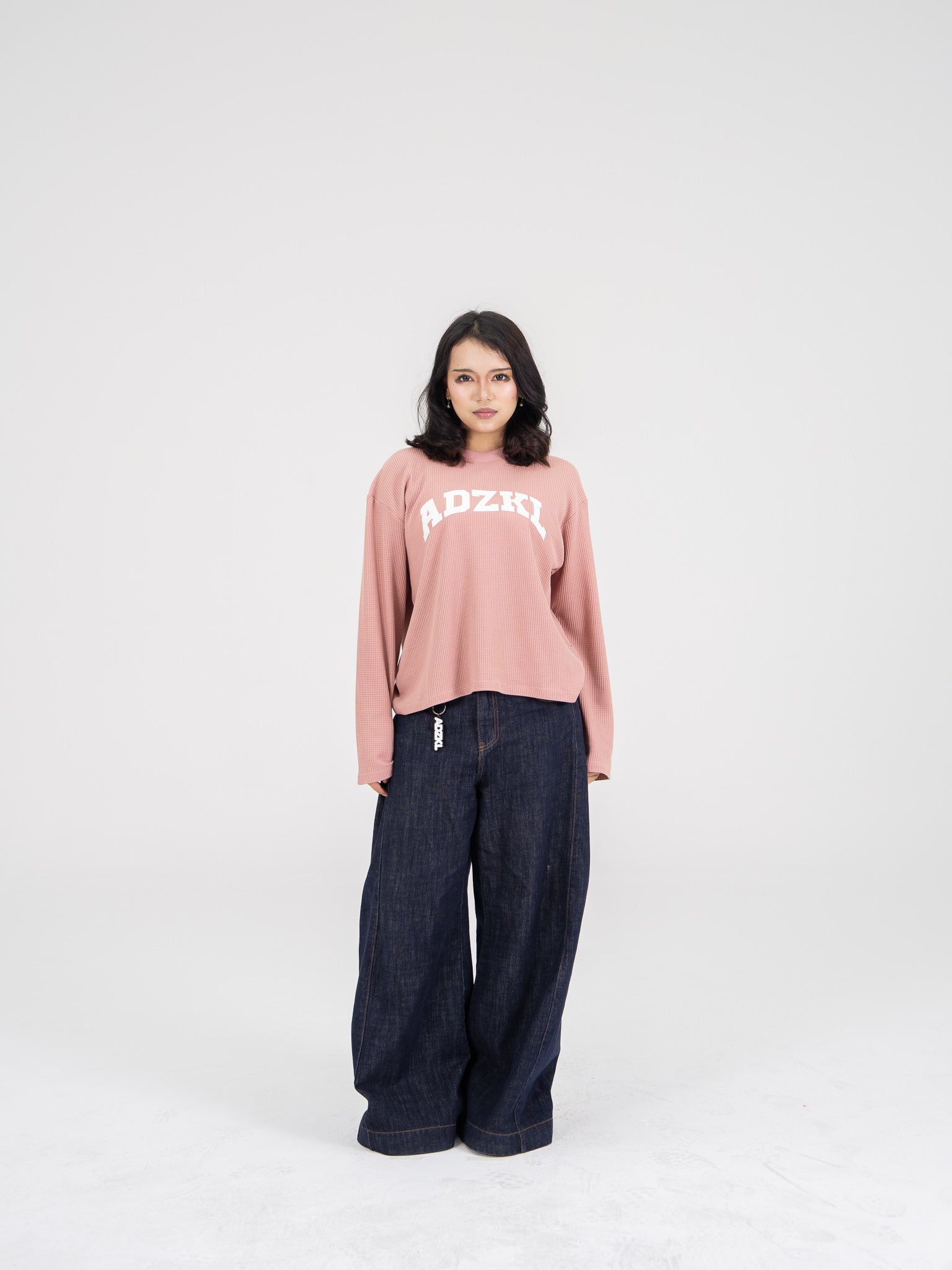 Basic Waffle Tee Pink
