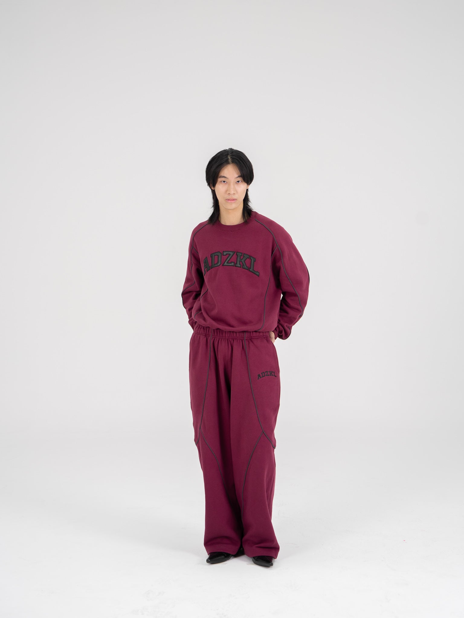 Basic Sweatset Maroon