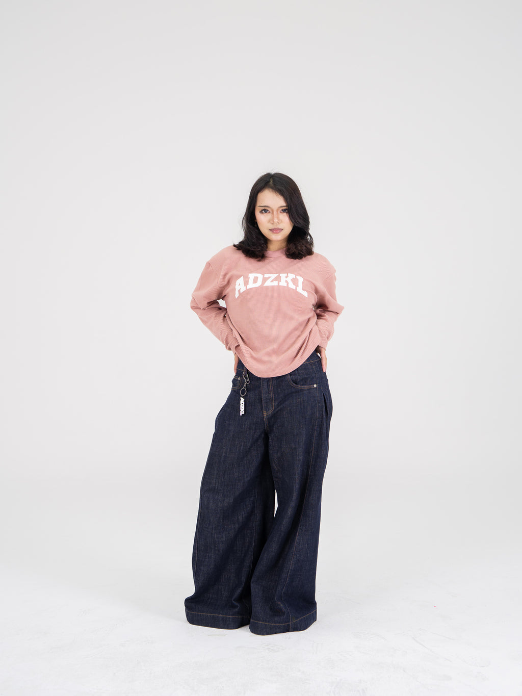 Basic Waffle Tee Pink