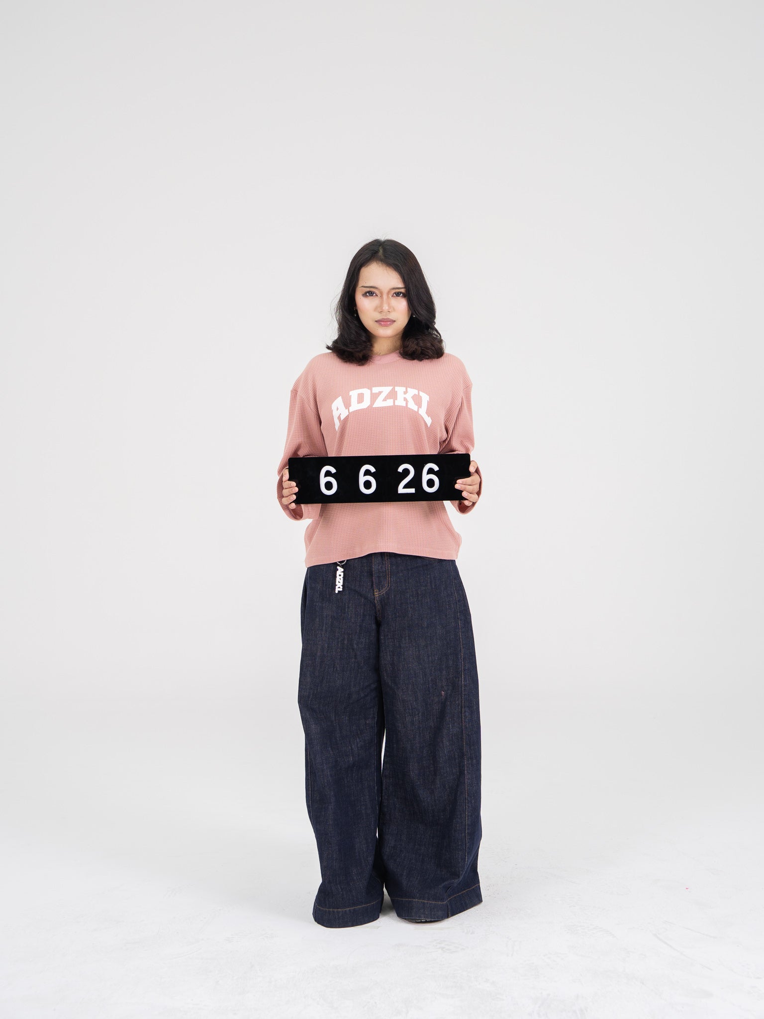 Basic Waffle Tee Pink