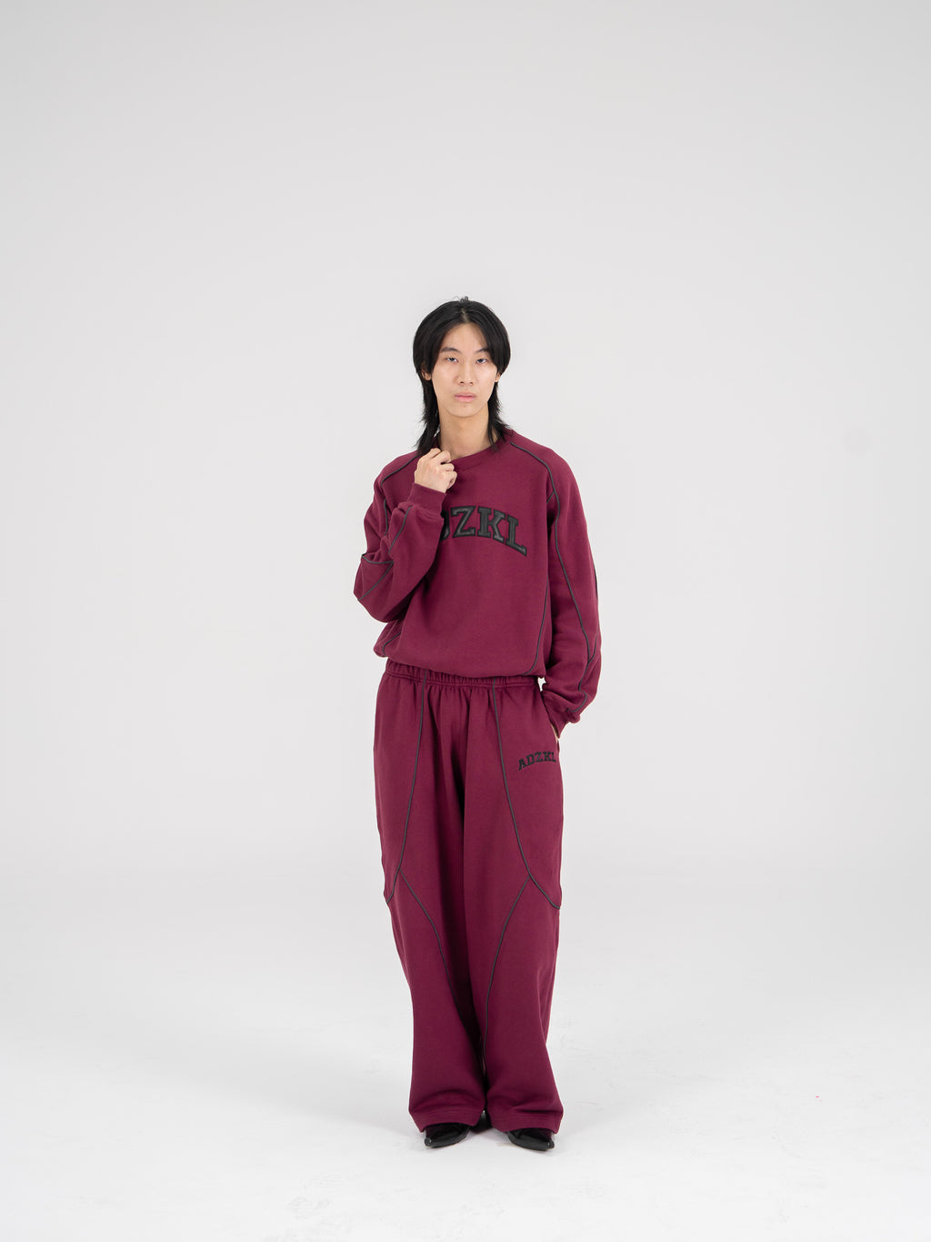 Basic Sweatset Maroon