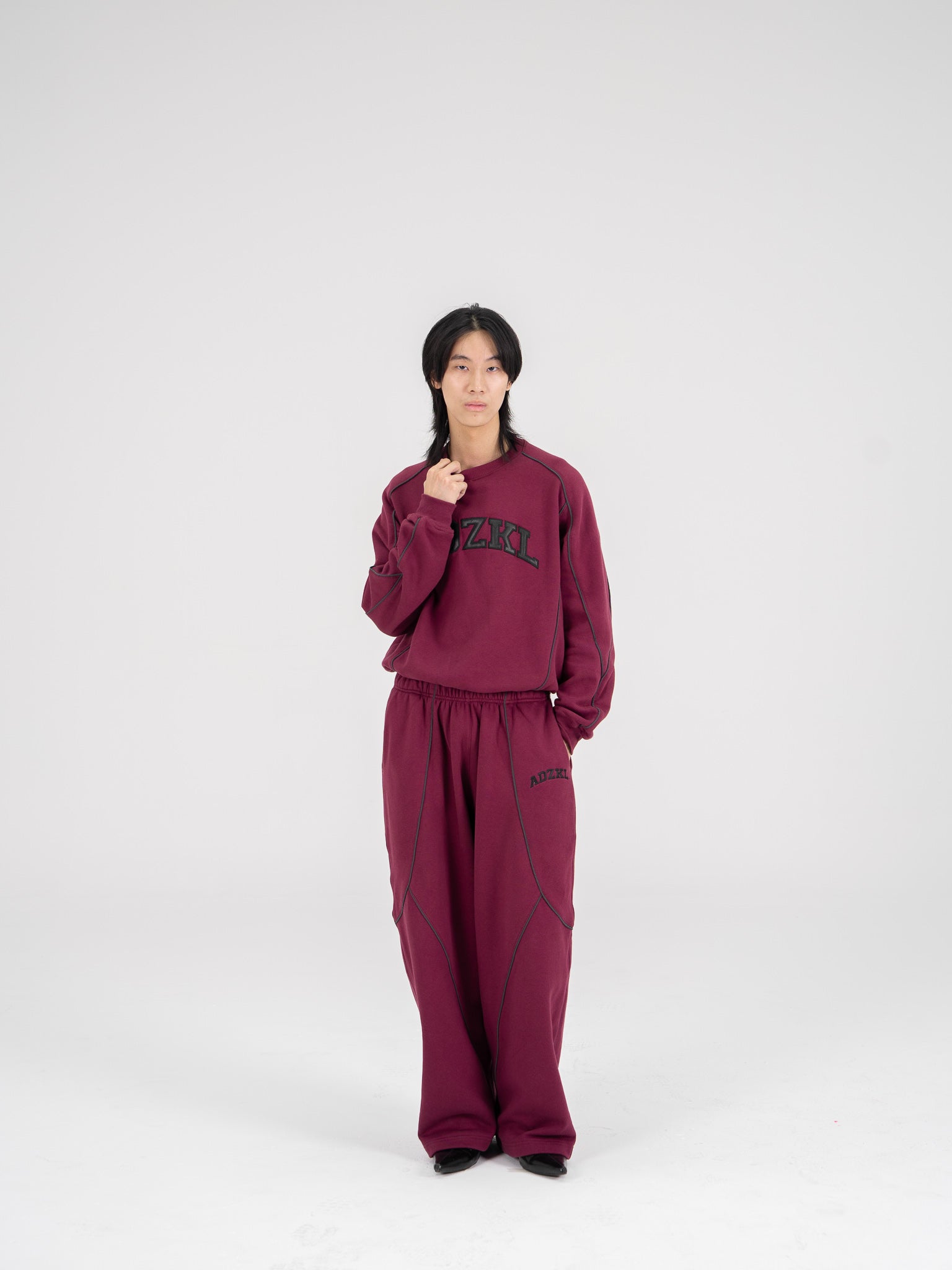 Basic Sweatset Maroon