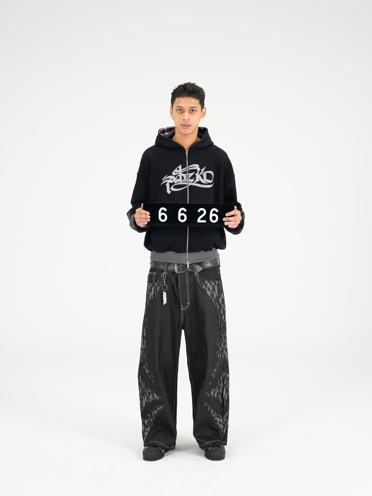 Anniversary Laces Denim Pants