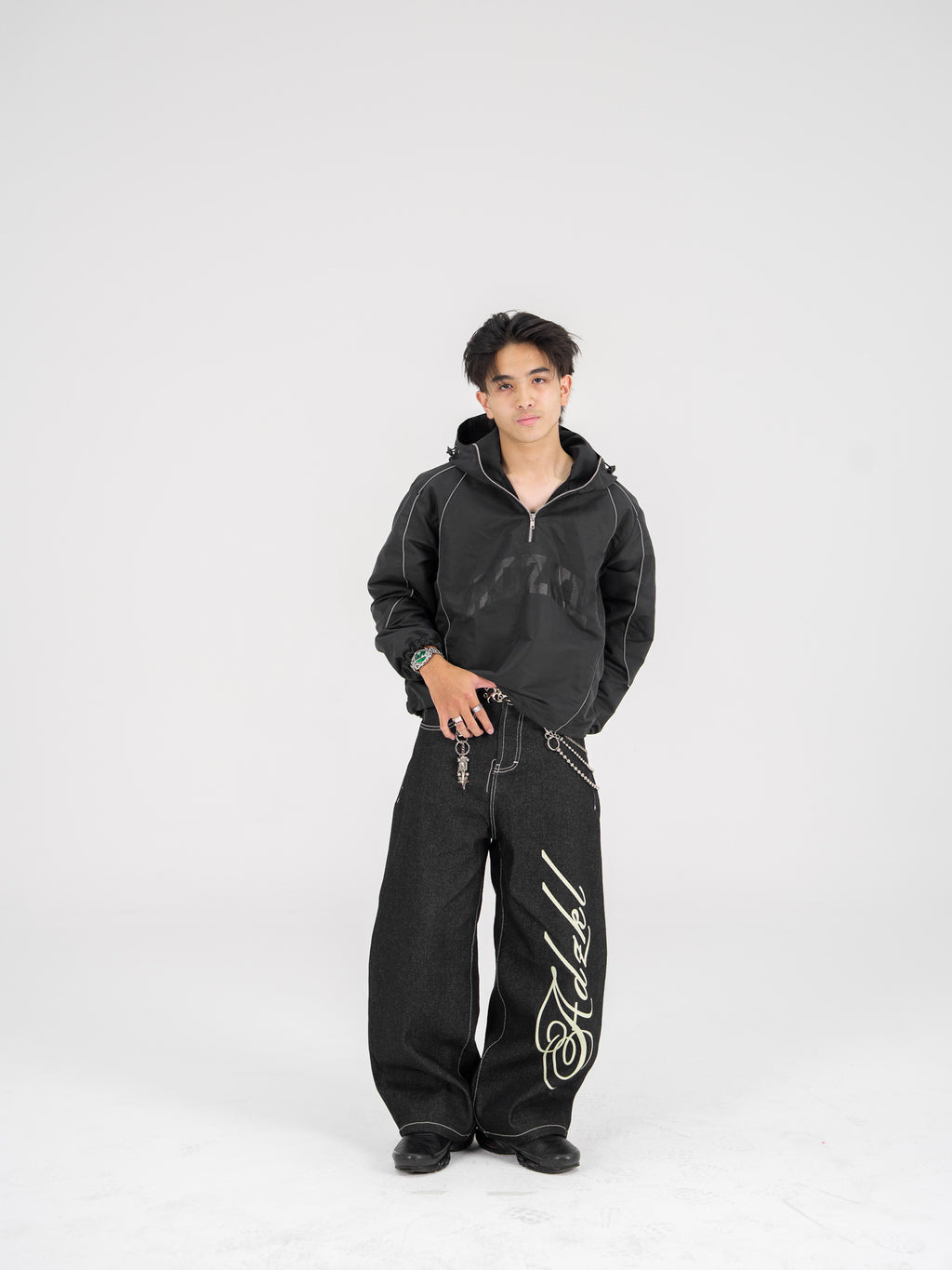 World Cup Denim Barrel Pants