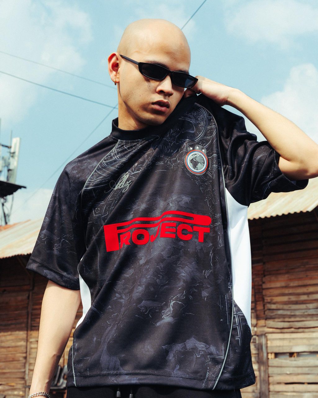 ONLY FANS REFLECTIVE JERSEY BLACK