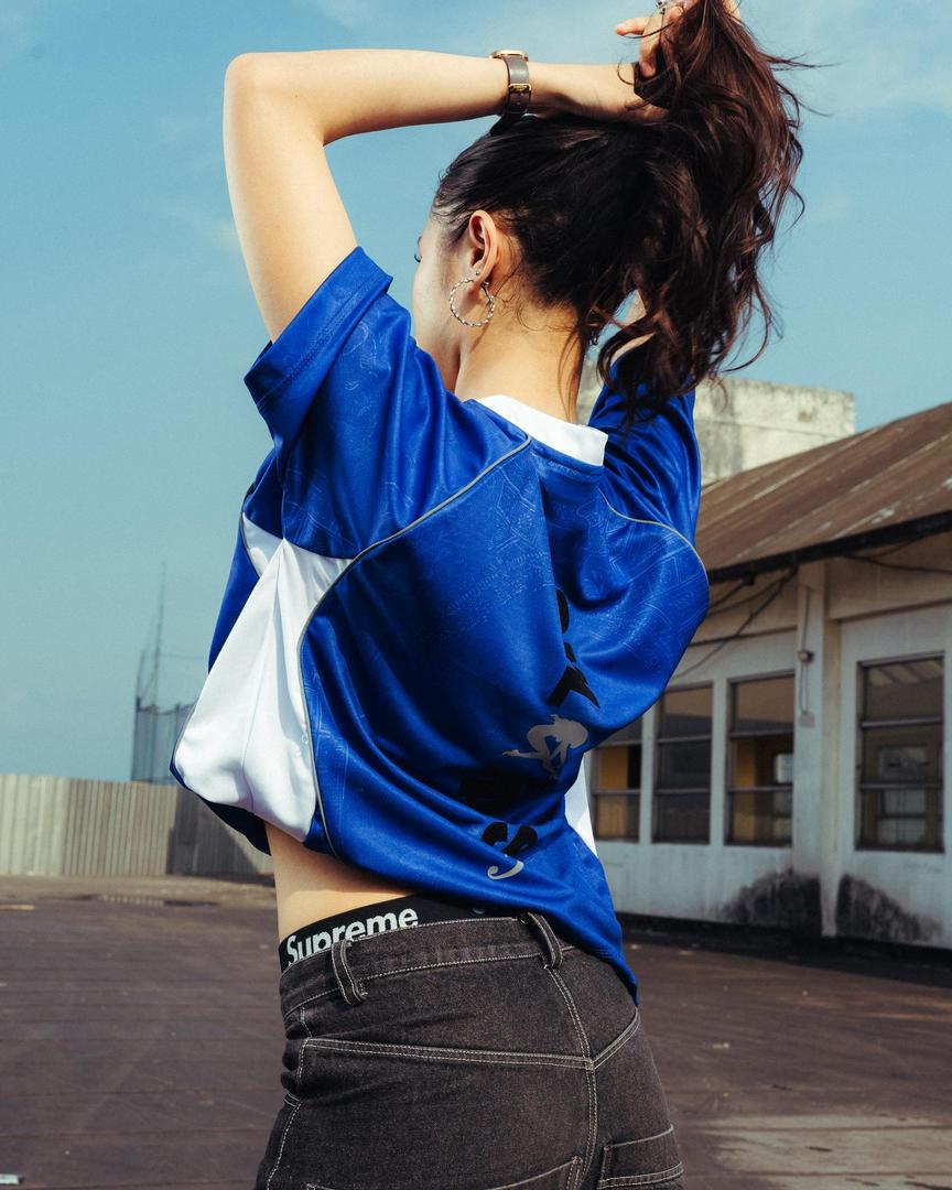 ONLY FANS REFLECTIVE JERSEY BLUE