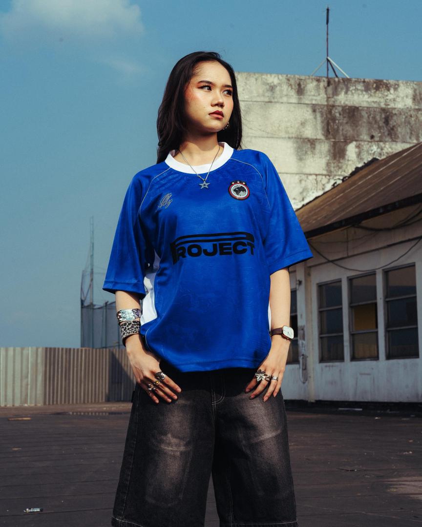 ONLY FANS REFLECTIVE JERSEY BLUE