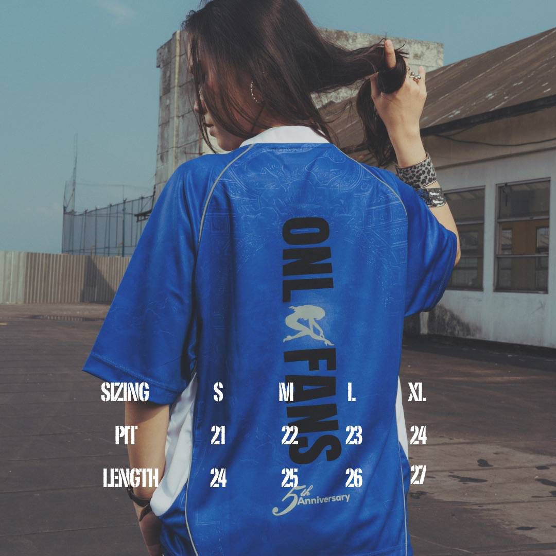 ONLY FANS REFLECTIVE JERSEY BLACK