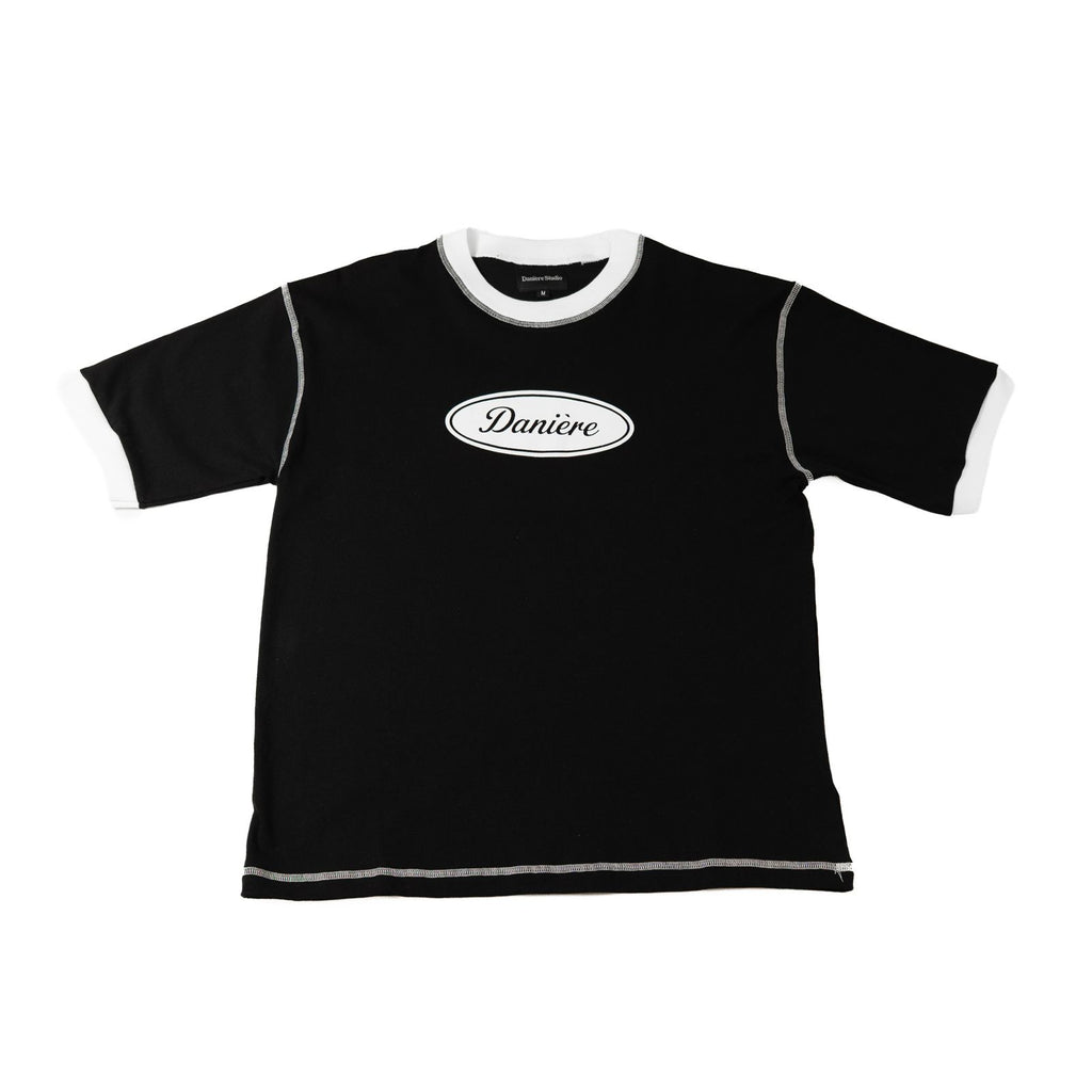 DANIERE CLASSIC RINGER TEE (BLACK)