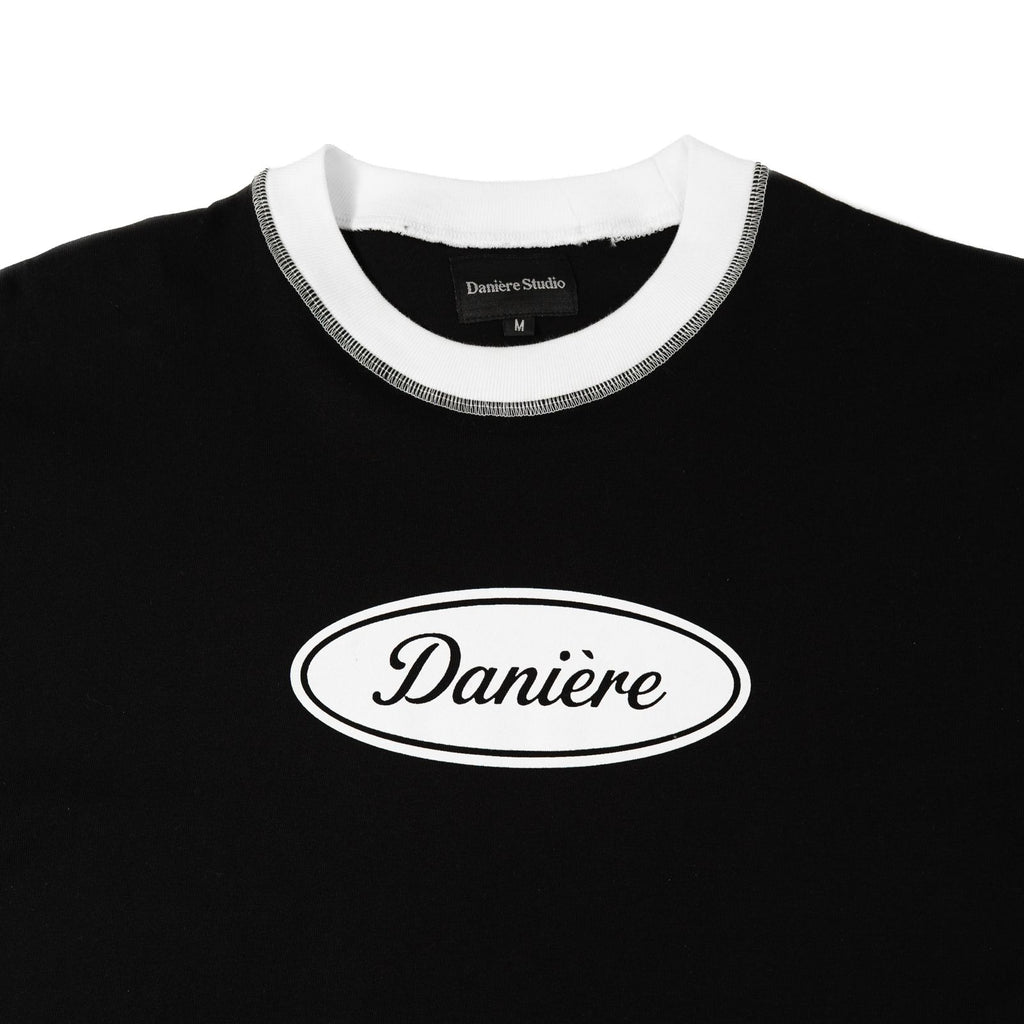 DANIERE CLASSIC RINGER TEE (BLACK)