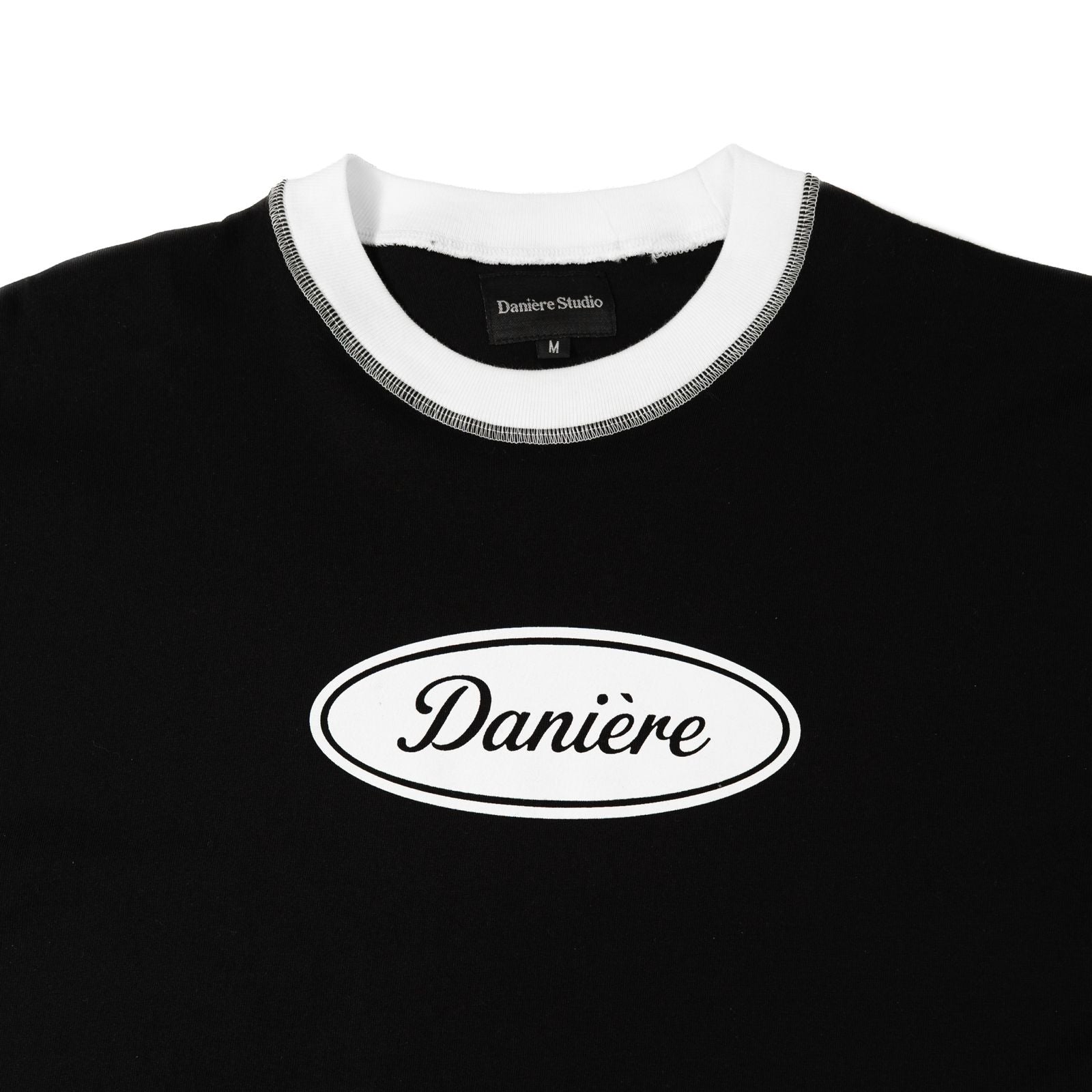DANIERE CLASSIC RINGER TEE (BLACK)