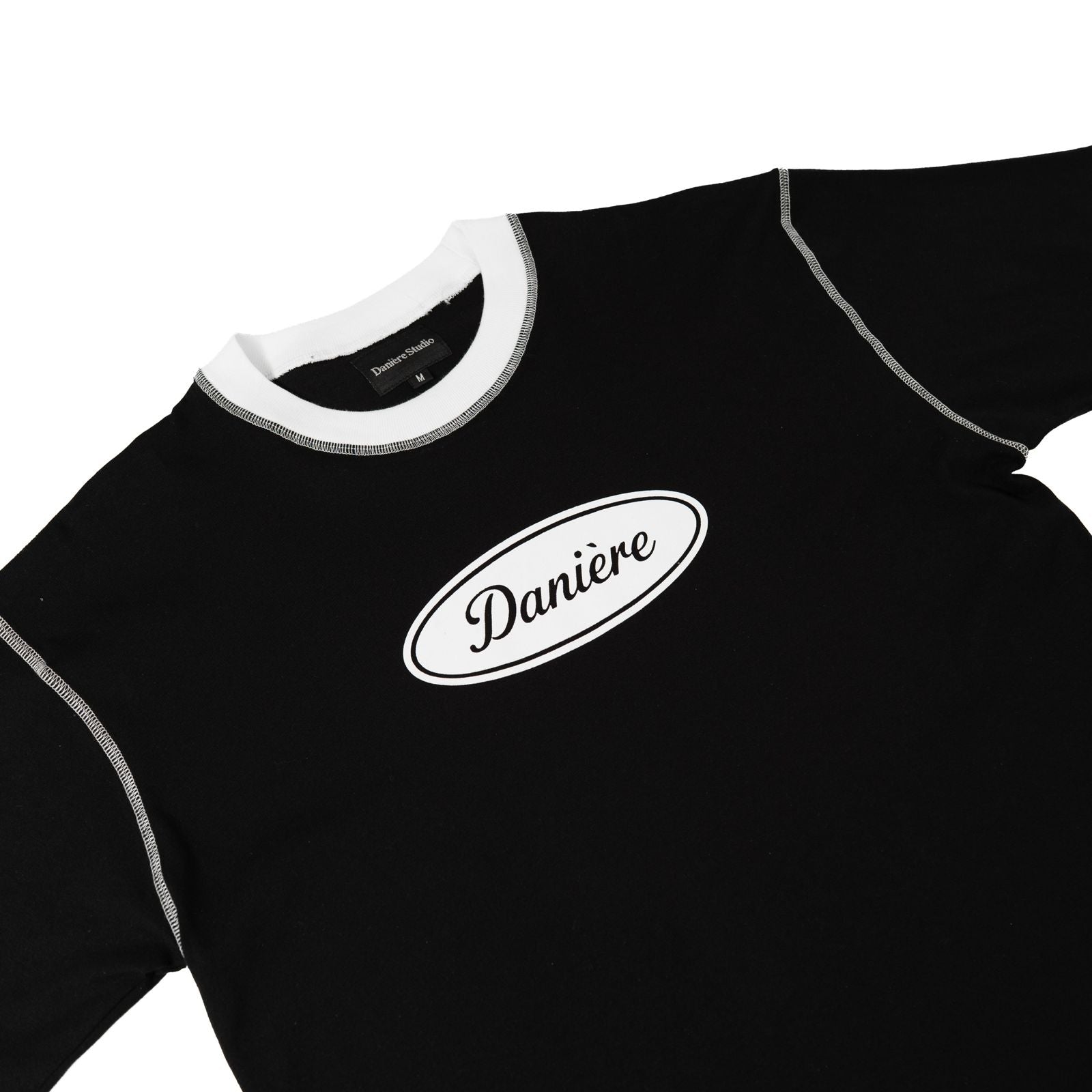 DANIERE CLASSIC RINGER TEE (BLACK)