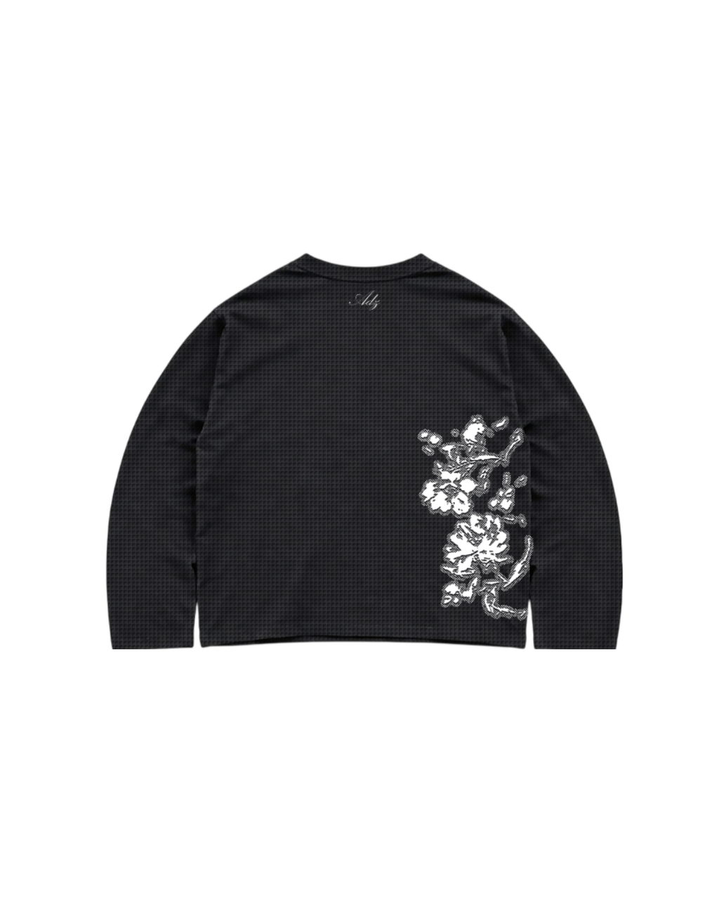 FLORAL WAFFLE L/S TEE